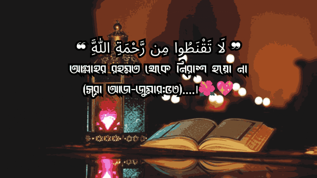 বাংলা ও আরবি ইসলামিক ক্যাপশন