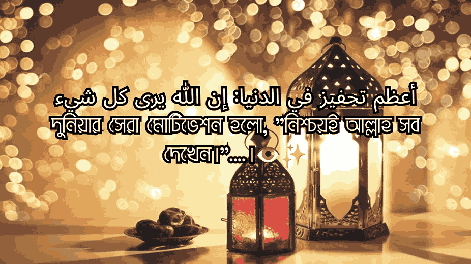 বাংলা ও আরবি ইসলামিক ক্যাপশন