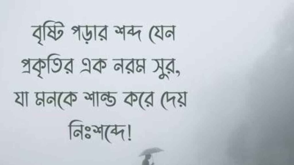 বৃষ্টি বিলাস নিয়ে ক্যাপশন