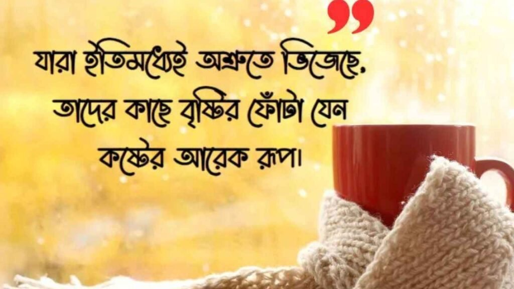 বৃষ্টি বিলাস নিয়ে ক্যাপশন