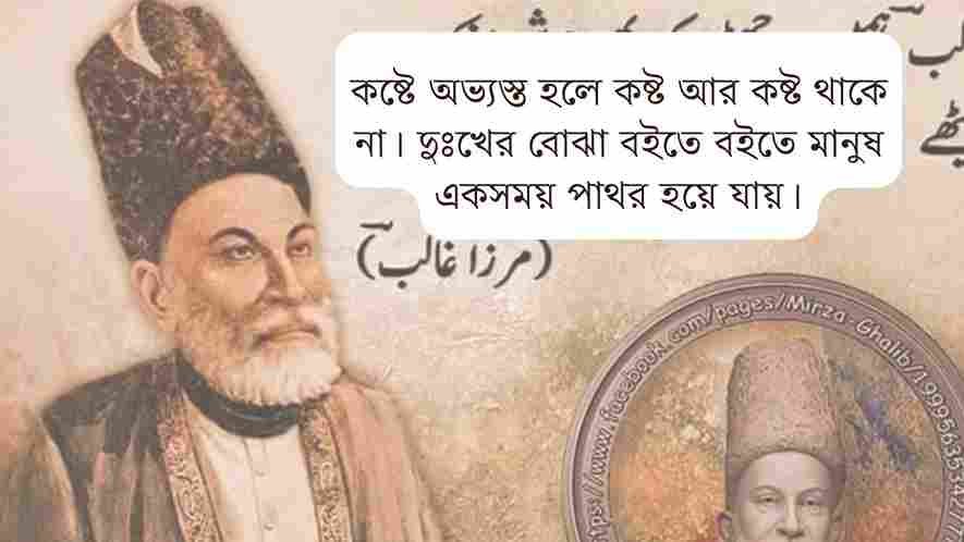 মির্জা গালিবের উক্তি