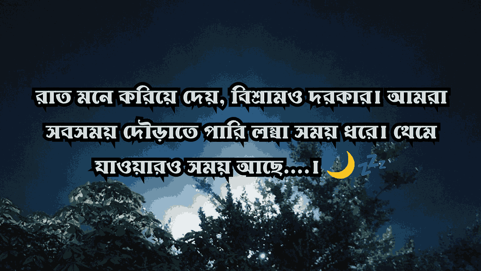 ১৩০+ রাত নিয়ে ক্যাপশন: নির্ঘুম রাতের অনুভূতি, স্ট্যাটাস ও উক্তি