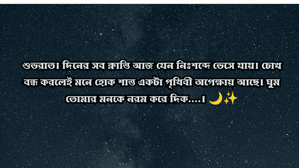 ১৩০+ রাত নিয়ে ক্যাপশন: নির্ঘুম রাতের অনুভূতি, স্ট্যাটাস ও উক্তি