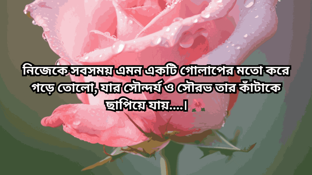 গোলাপ ফুল নিয়ে ক্যাপশন