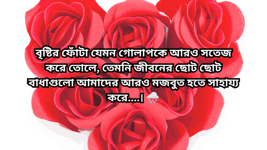 গোলাপ ফুল নিয়ে ক্যাপশন