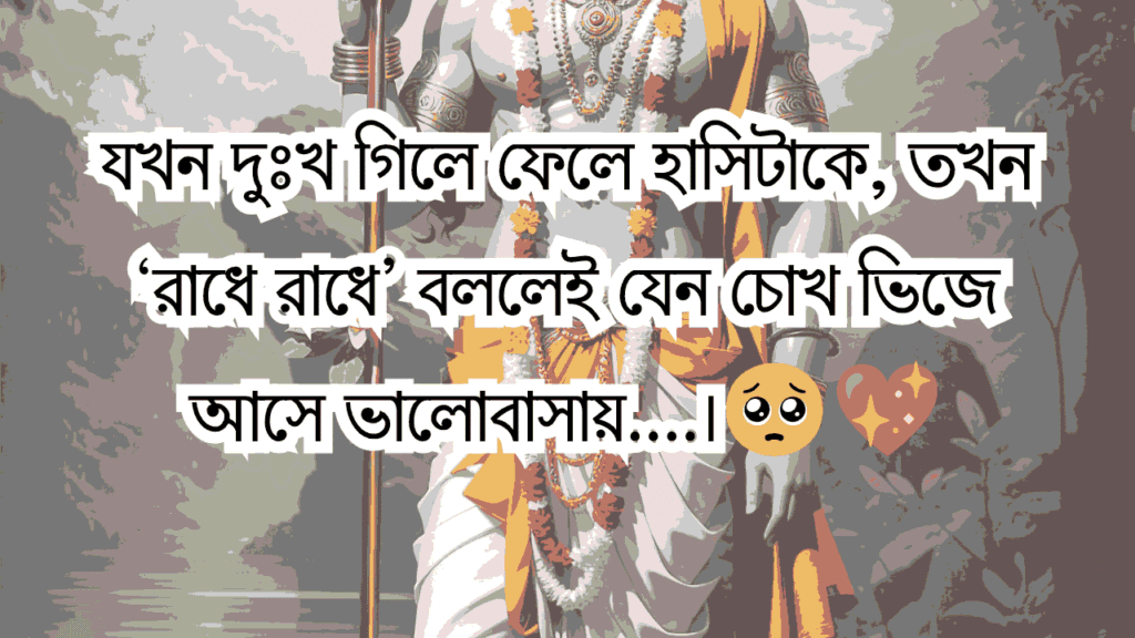রাধা অষ্টমী ও শ্রী রাধাকৃষ্ণ ক্যাপশন