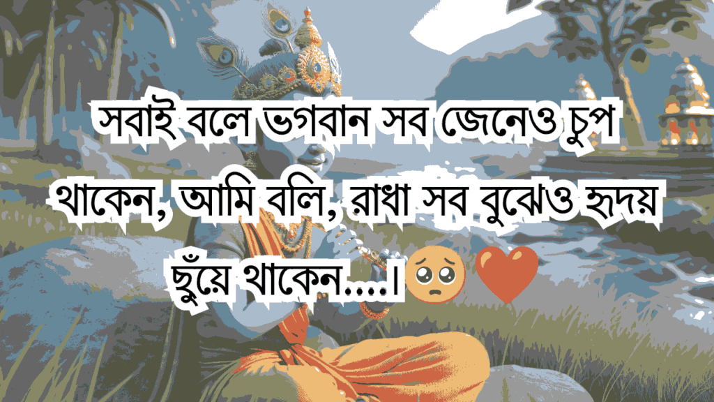 রাধা অষ্টমী ও শ্রী রাধাকৃষ্ণ ক্যাপশন